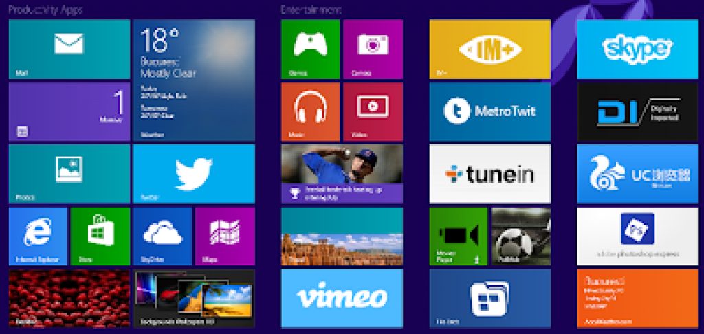 Metro Apps in Windows 8 1 Preview