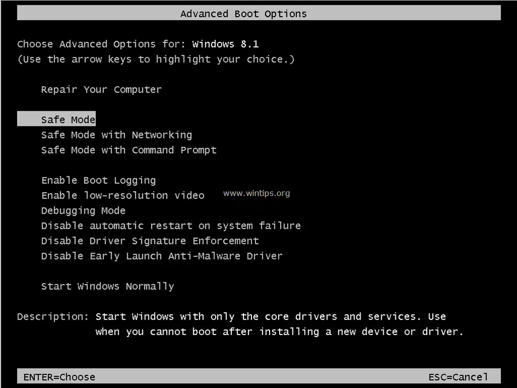 How to Boot Windows 10 in Safe mode Without Keyboard ? 33 how to boot windows 10 in safe mode