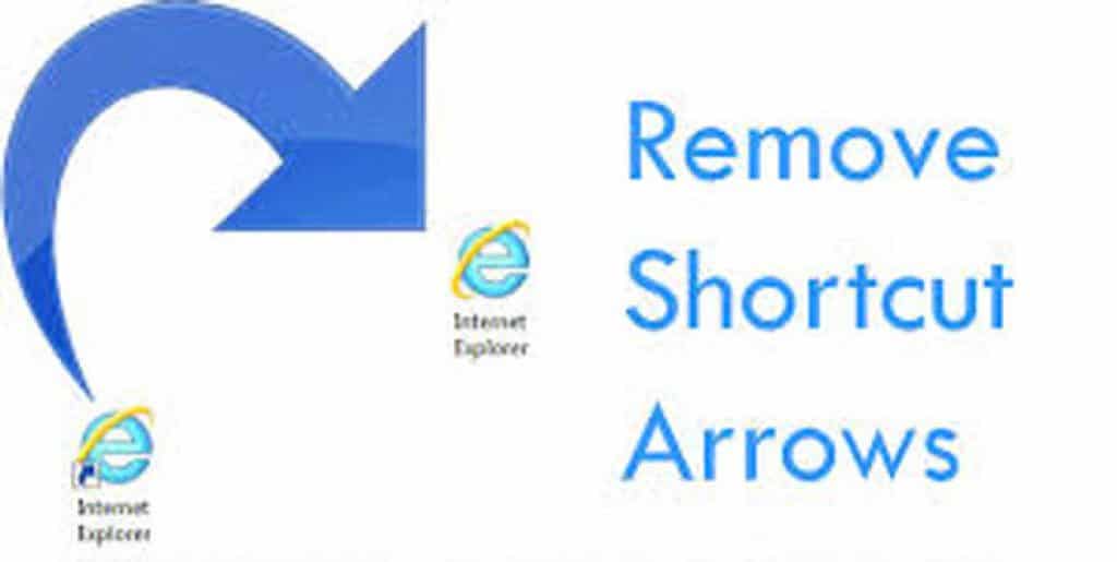 Delete Short-Cut Arrow From Your Desktop