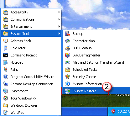 Windows XP System Restore 4