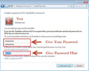 set administratve password 4