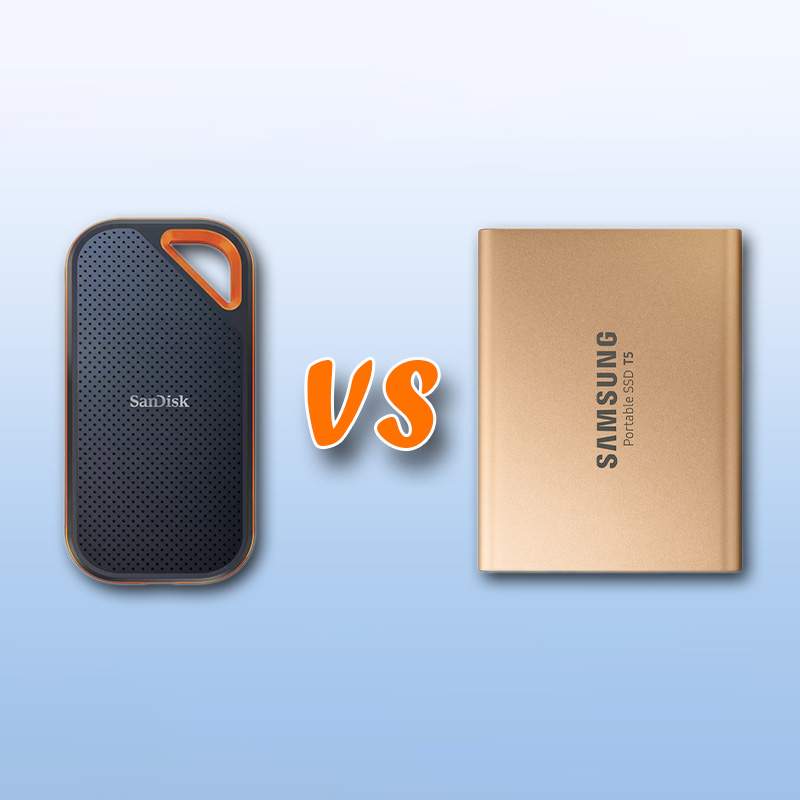 SanDisk Extreme VS Samsung T5 Pro SSD 2
