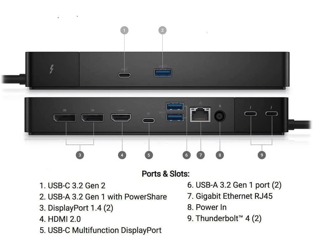 Dell-Displayport-Docking-Station-WD22TB-Thunderbolt-2